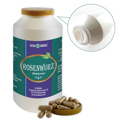 VITA IDEAL  RHODIOLA rosea - KAPSELN - ROSENWURZ Wurzel - ROSENWURZWURZEL Pulver
