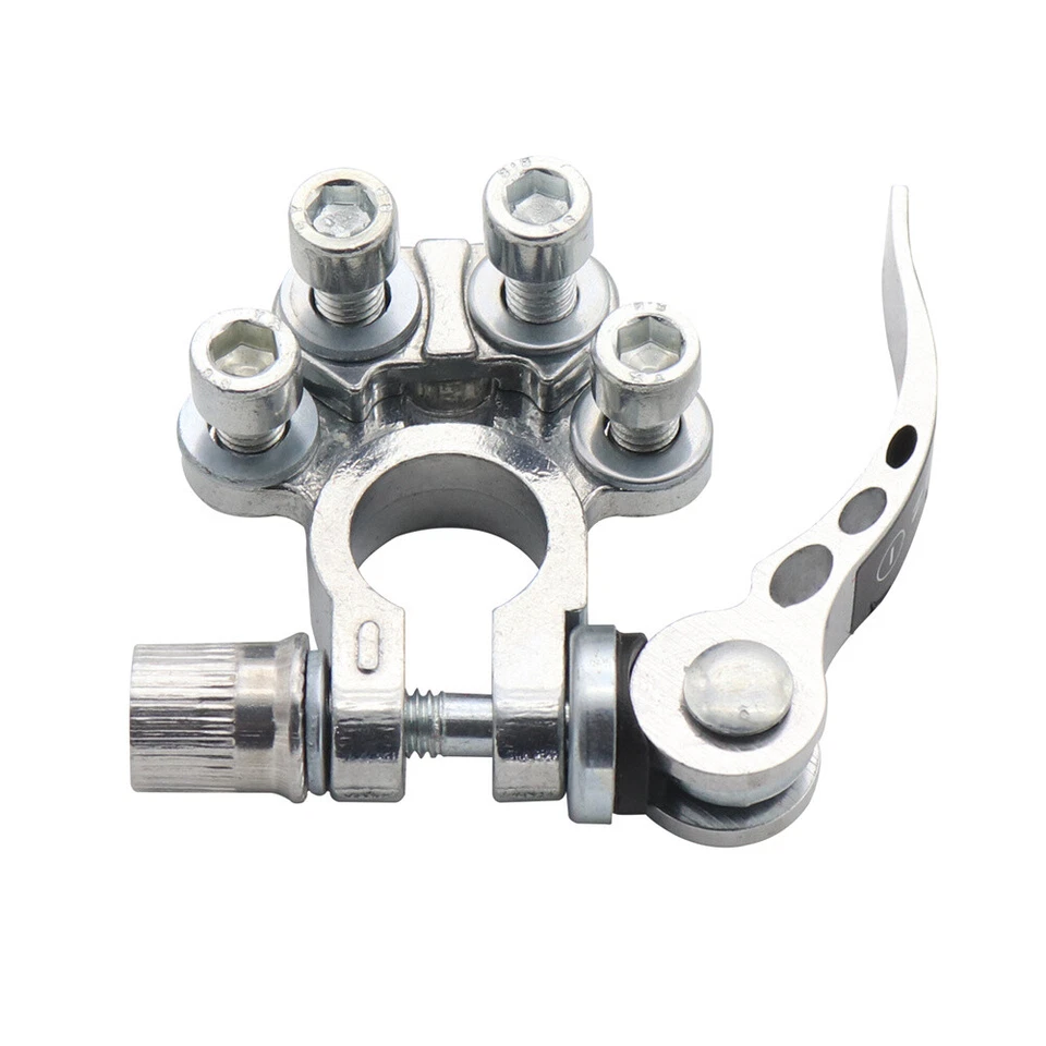Car Battery Terminal Stud Wire Connectors 4 Way Quick Release Repair Zinc Alloy - Image 2 of 4