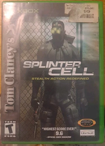 Tom Clancy's Splinter Cell (Microsoft Xbox, 2002) CIB Complete - Needs Buffed