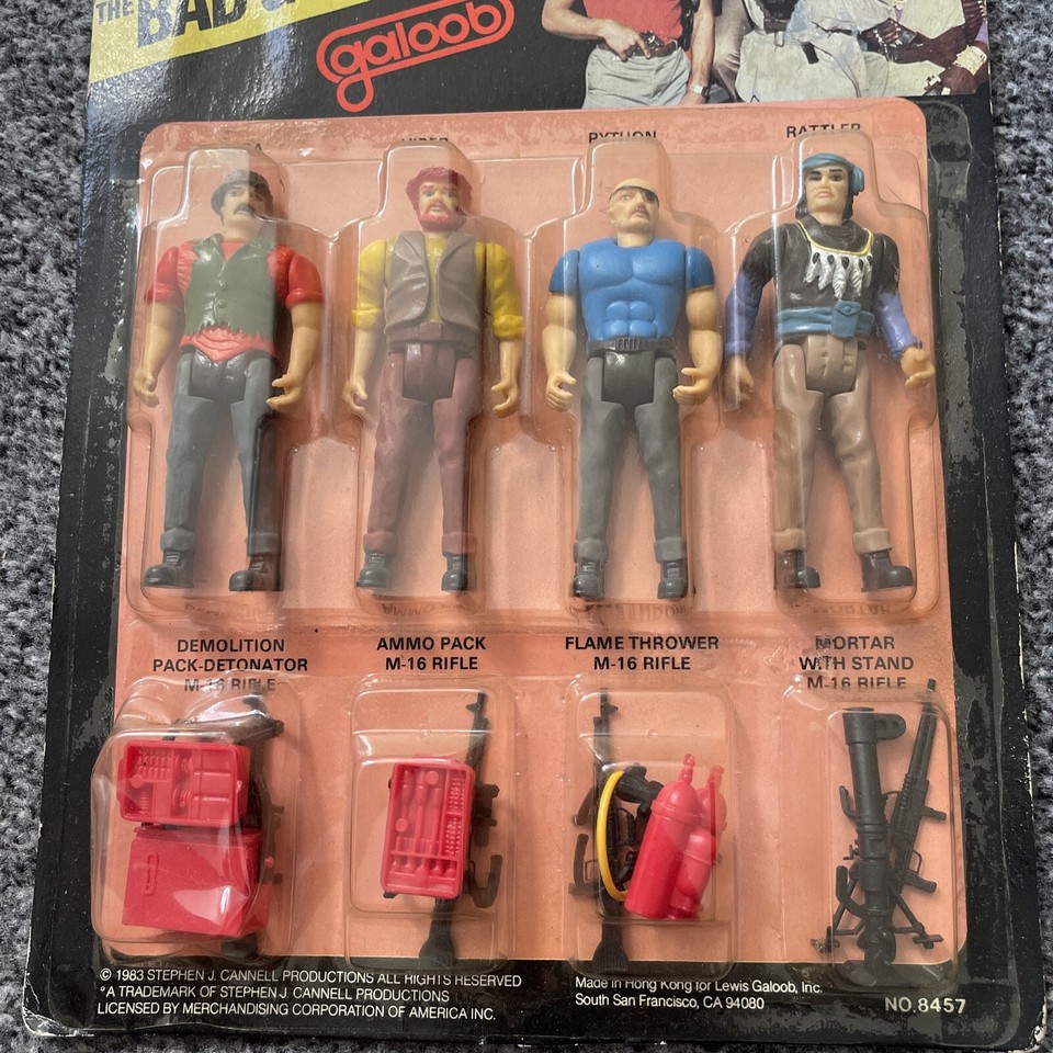 ATeam Bad Guys Action Figure Pack 1983 Factory Sealed Vintage Rare