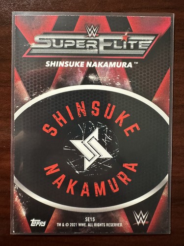Topps WWE Super Elite 2021 Super Elite Shinsuke Nakamura #SE15 - Imagen 2 de 2