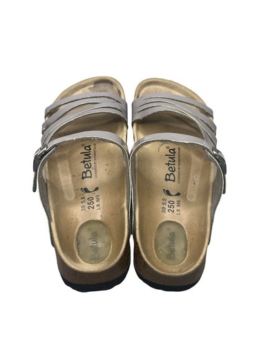 Sandalias Betula By BIRKENSTOCK Iris para mujer 39 con tiras gris paloma Birko Flor - Imagen 5 de 7