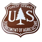 Vintage Forest Service Sign - Agricultural National Park Porcelain Gas Pump Sign