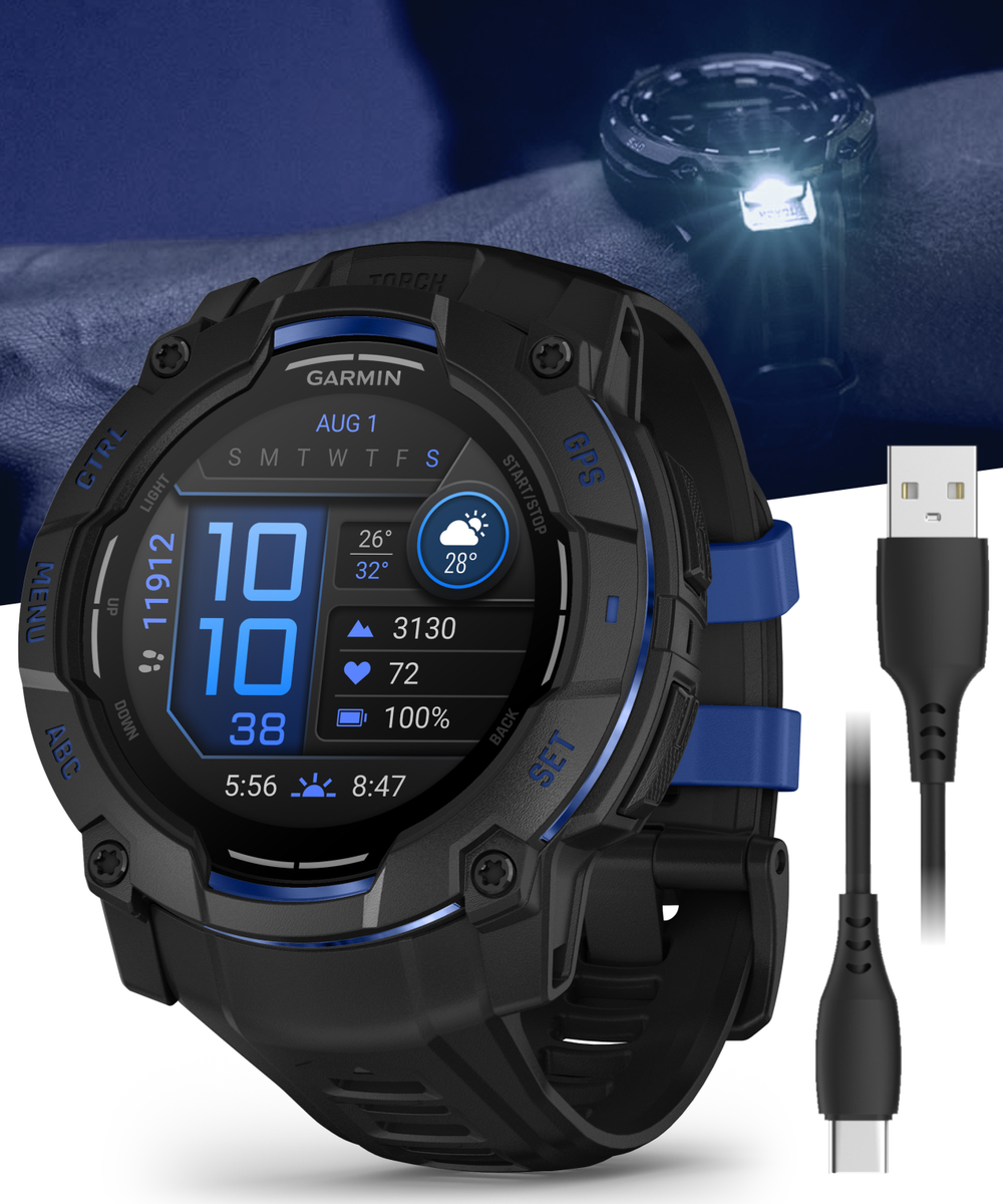 Garmin Instinct 3 Supernova Outdoor GPS Smartwatch 50 mm AMOLED