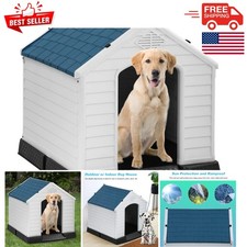Large Dog House with Elevated Floor  Ventilation - Perfect for All Conditions
