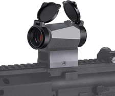 Flip-Up Red Dot Lens Cover Black Protection Caps for Sig Sauer Romeo5 & Optics S