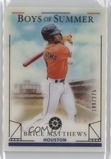 2024 Panini Boys of Summer 199/275 Brice Matthews #27 00jz