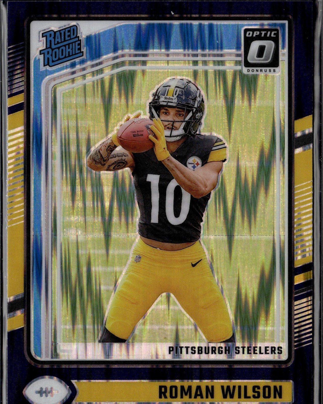 2024 Donruss Optic #285 Roman Wilson Purple Shock