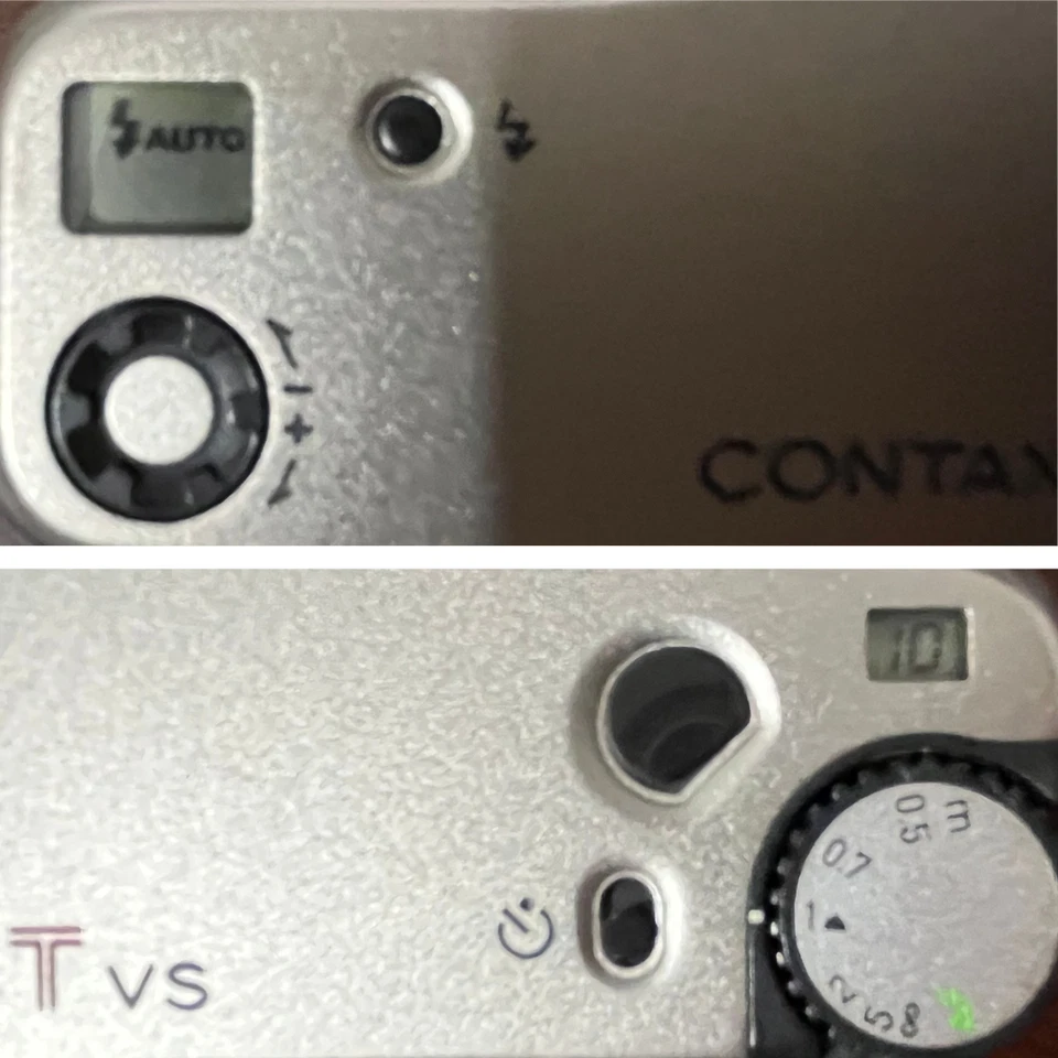 Cámara fotográfica de 35 mm All Works [N COMO NUEVA con estuche] Contax TVS Point & Shoot de JAPÓN Foto 4 de 4