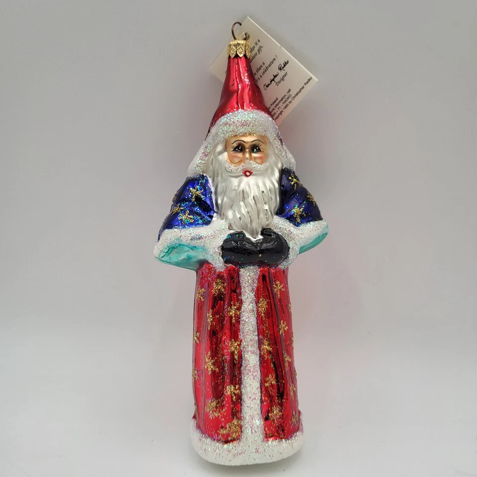 Christopher Radko 1995 Ornamento Patriótico Santa Claus Yankee Doodle 962510 Foto 2 de 4