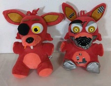 Funko Five Nights at Freddy  s FNAF Nightmare Foxy Plush 2016 Set Of 2 8"