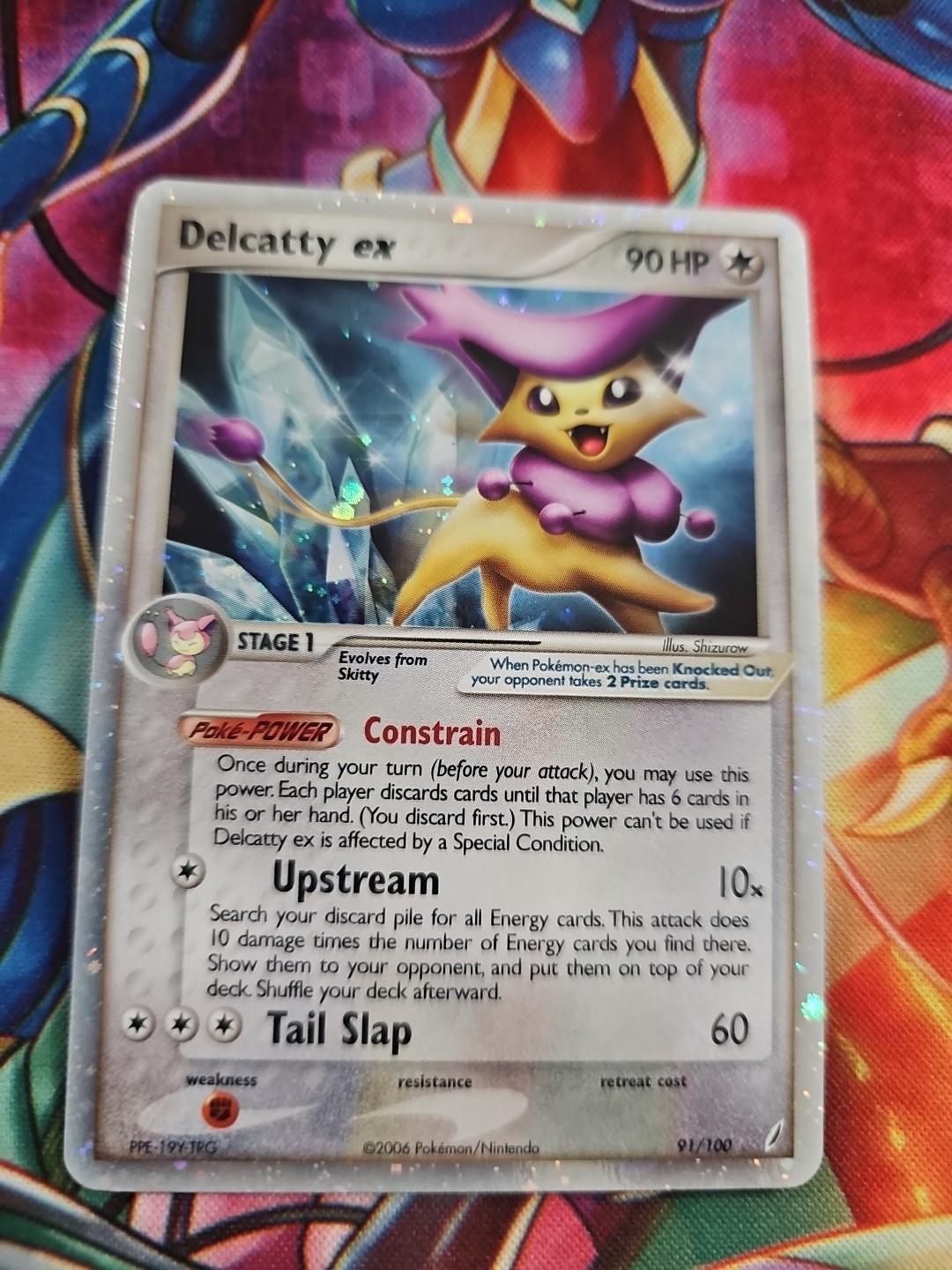 NM Delcatty Ex 91/100 EX Crystal Guardians Pokemon TCG Holo Rare