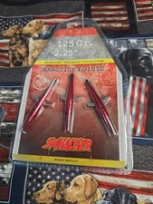 3 SWHACKER BROADHEADS SCREW IN PRACTICE POINTS 125 GRAIN 