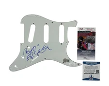 Roky Erickson Rare Signed Guitar Pickguard – Double Certified by JSA & Beckett