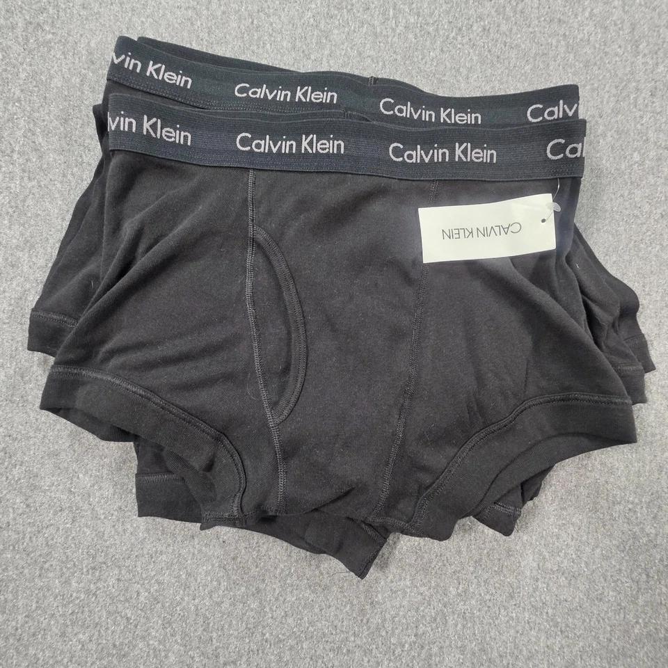 Calvin Klein Mens Cotton Classics 7-Pack Boxer Brief Black Size M Medium - Image 2 of 4