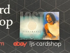 2005 Inkworks Naveen Andrews As Sayid Jarrah Season 1 Lost Show Worn Patch J1