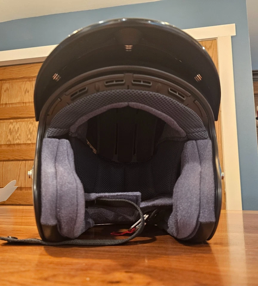 Casco Shoei RJ Platinum R negro liso (M) Foto 2 de 4