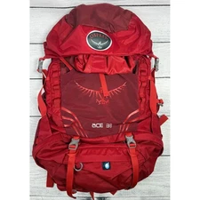 Osprey Ace 38 Red Backpack Hiking Camping Backpacking Trekking