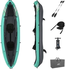 BESTWAY HYPER FORCE INFLATABLE KAYAK SET INCLUDES SEAT, PADDLE, - Scratch & Dent