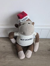 PG TIPS Hey Monkey Large Soft Knitted Brown Beanie Toy Christmas Limited Edition