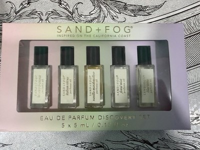 Sand + Fog Perfume Oil Rollerball Set 5pc EDP Discovery Set | NIB