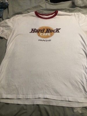 X large Hare Rock Cafe Prague T-shirt 