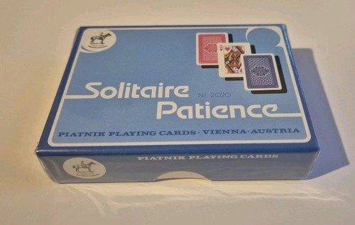 New Sealed Patience Original PIATNIK VIENNA Playing Cards 2 Packs Travel Small - Picture 2 of 9