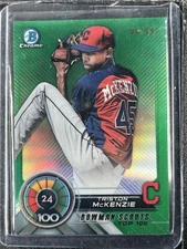 McKenzie, Triston - 2018 Bowman Chrome - Top 100 - 64/99