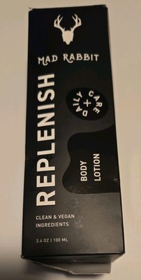 Mad Rabbit Tattoo Replenish Body Lotion Frag. Free 3.4oz DAMG BOX E14C