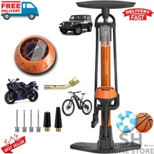 Bike Floor Pump with Gauge,Bike Pump High Pressure 160 Psi,Bicycle Pump with Air