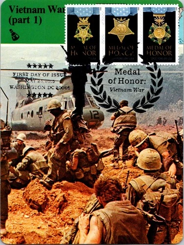 Dr Jim Stamps Maximum Card Medal Of Honor Trio Fdc