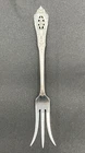 Rose Point by Wallace Sterling Silver Lemon Fork 5 1/2"