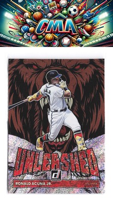 2022 Donruss #UL-5 Ronald Acuna Jr. Unleashed Rapture
