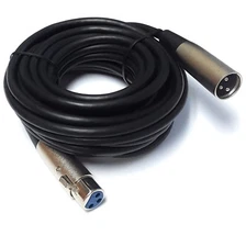 25ft - Shielded XLR Balanced Microphone Mic Pro Audio Cable Cord Male to Female