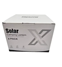Collapsible Portable LED Camping Lantern XTAUTO Lightweight Waterproof Solar USB