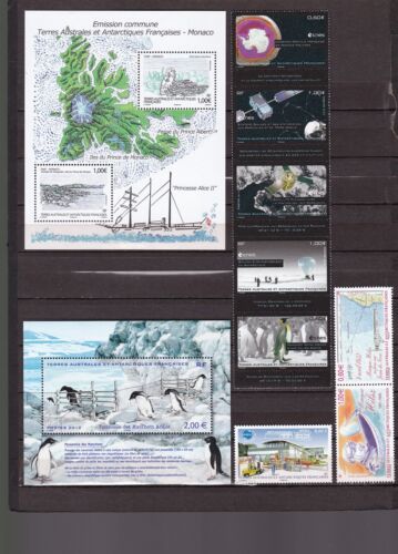 TAAF complete year poste mnh stamps, sheets 2012, bird, ship, airplanes - Picture 3 of 3