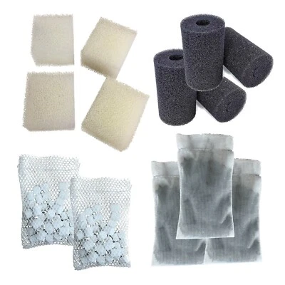 Compatible Fluval Edge Filter Media Set Foam, Sponge, Carbon, Biomax Aquarium