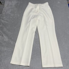 Vintage Sears Pants Womens 16 Average Ivory Wide Leg Dress Pant Career