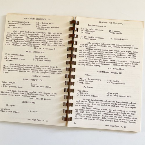 Unsere Lieblingsrezepte Erste Methodistische Kirche Höhepunkt NC Kochbuch Spiralgebunden - Bild 6 von 22