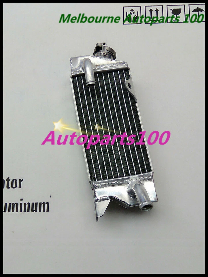 Radiador de aluminio para radiador único KAWASAKI KX80 KX85 KX100 1998-2013 Foto 4 de 4