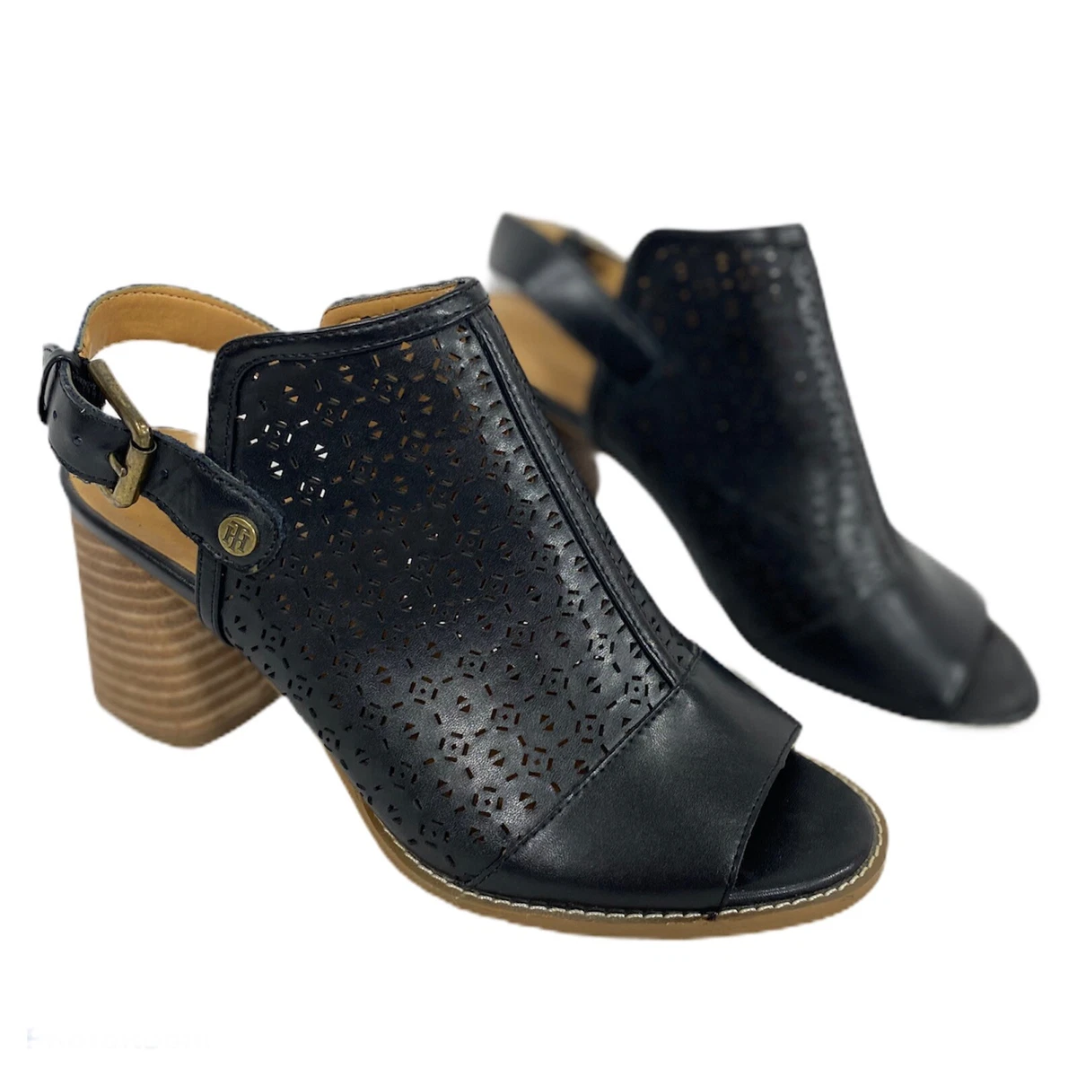 Tommy hilfiger on sale block heels