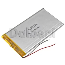 New 3.7V 3200mAh Internal Li-ion Polymer Battery 116x64x3.4mm 4066119 16-0486