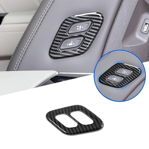 Carbon Fiber Seat Adjustment Button Cover Trim For Dodge Challenger 2010+ – High-Quality ABS