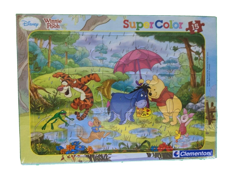 Clementoni Disney Winnie the Pooh im Regen 15 Teile Puzzle