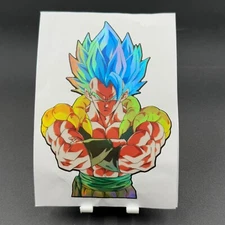 Dragon Ball Gogeta Super Saiyan Blue Arms Crossed Holographic Sticker