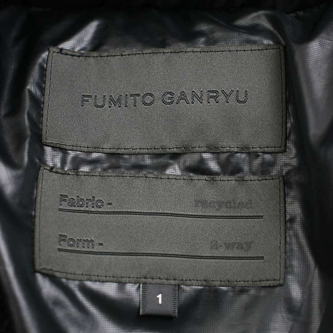FUMITO GANRYU 22AW 2WAY DOWN JACKET FU8-BL-03 BLACK 1 Used FUMITO GANRYU 22AW 2WAY DOWN JACKET FU8-BL-03 BLACK 1 Used