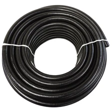 2" Dia. Black Flexible PVC Pipe for Pools, Spas, Ponds and Water Gardens