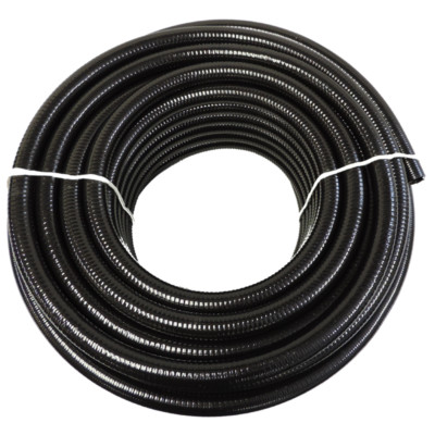 2'' Dia. Black Flexible PVC Pipe for Pools, Spas, Ponds and Water Gardens