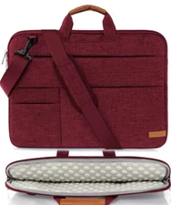 KINGSLONG Laptop Bag 17 17.3 Inch Shoulder 17 - Inch, Red 