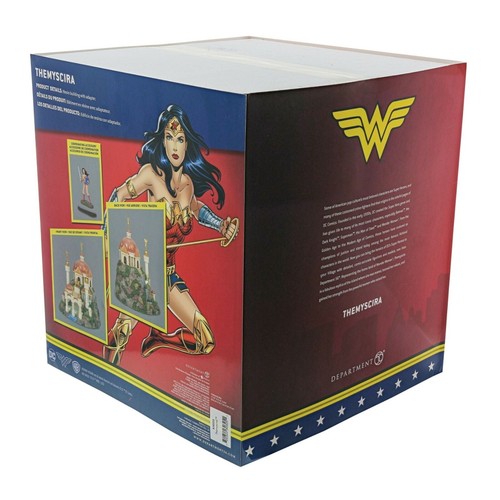 DC Village Wonder Woman Themyscira Light-Up Model Decoration Department 56 - NEW - Picture 4 of 4